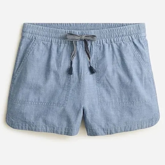 JCrew Seaside Shorts Chambray 3X Plus Size - Picture 1 of 4